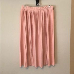 Ultra-Flirt brand pleated midi skirt - Pink